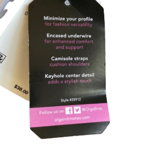 OLGA Butterfly Effect Minimizer Bra 35912 - 40C - Picture 7 of 8